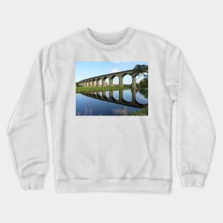 Bridge Over The River Wharfe Crewneck Sweatshirt